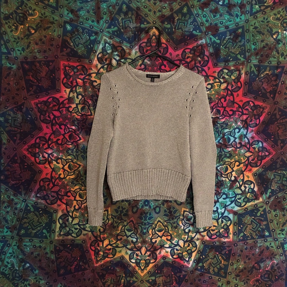 Metallic Banana Republic Sweater